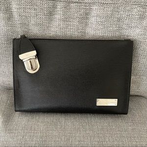 NWT Brand New Guaranteed Bally Clutch Banner/00 #6138508 Made in Italy